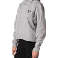 Under Armour Women's Rival Fleece Wrap Neck Sweatshirt Gray Size Medium