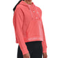 Under Armour Women's Rival Fleece Mesh Hoodie Orange Size Large