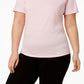 Under Armour Women's Short Sleeve Tech Tee Pink Size 1X