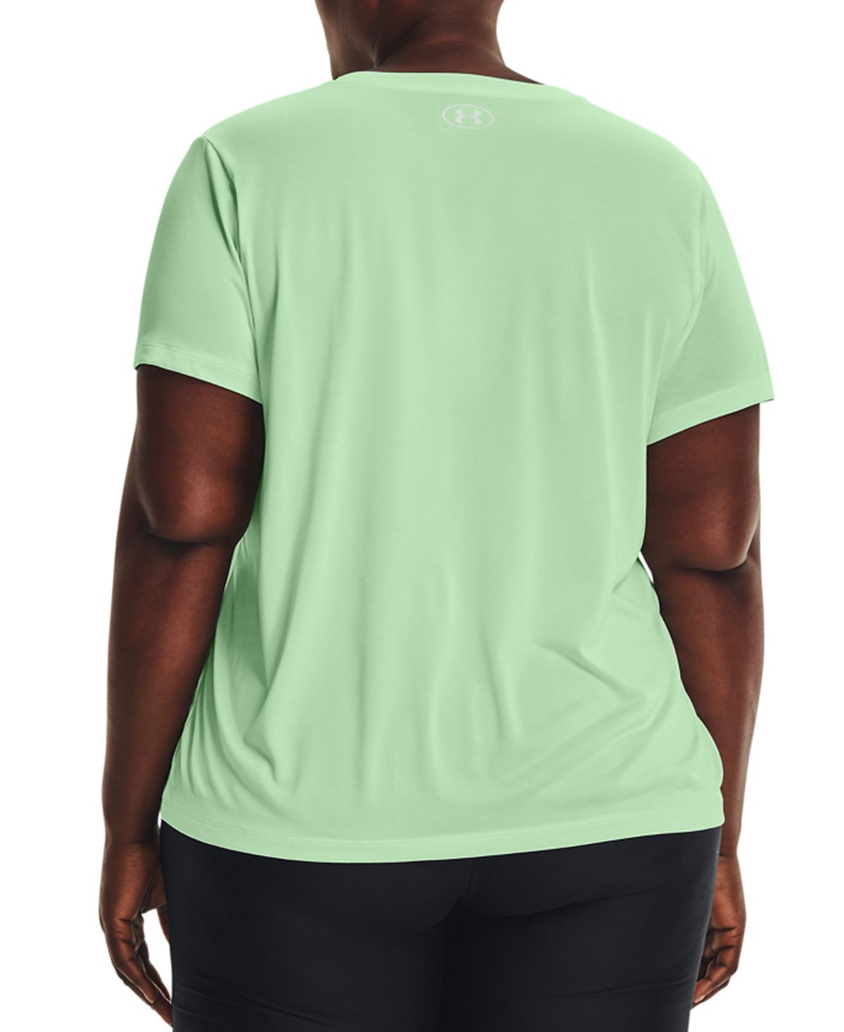 Under Armour Women's Short Sleeve Tech Tee Green Size 1X