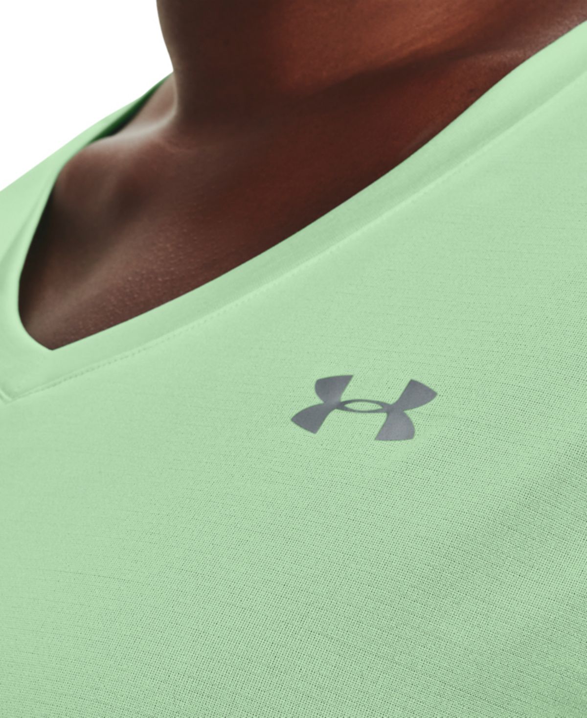 Under Armour Women's Short Sleeve Tech Tee Green Size 1X