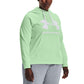 Under Armour Women's Ua Rival Fleece Logo Hoodie Green Size XXXL