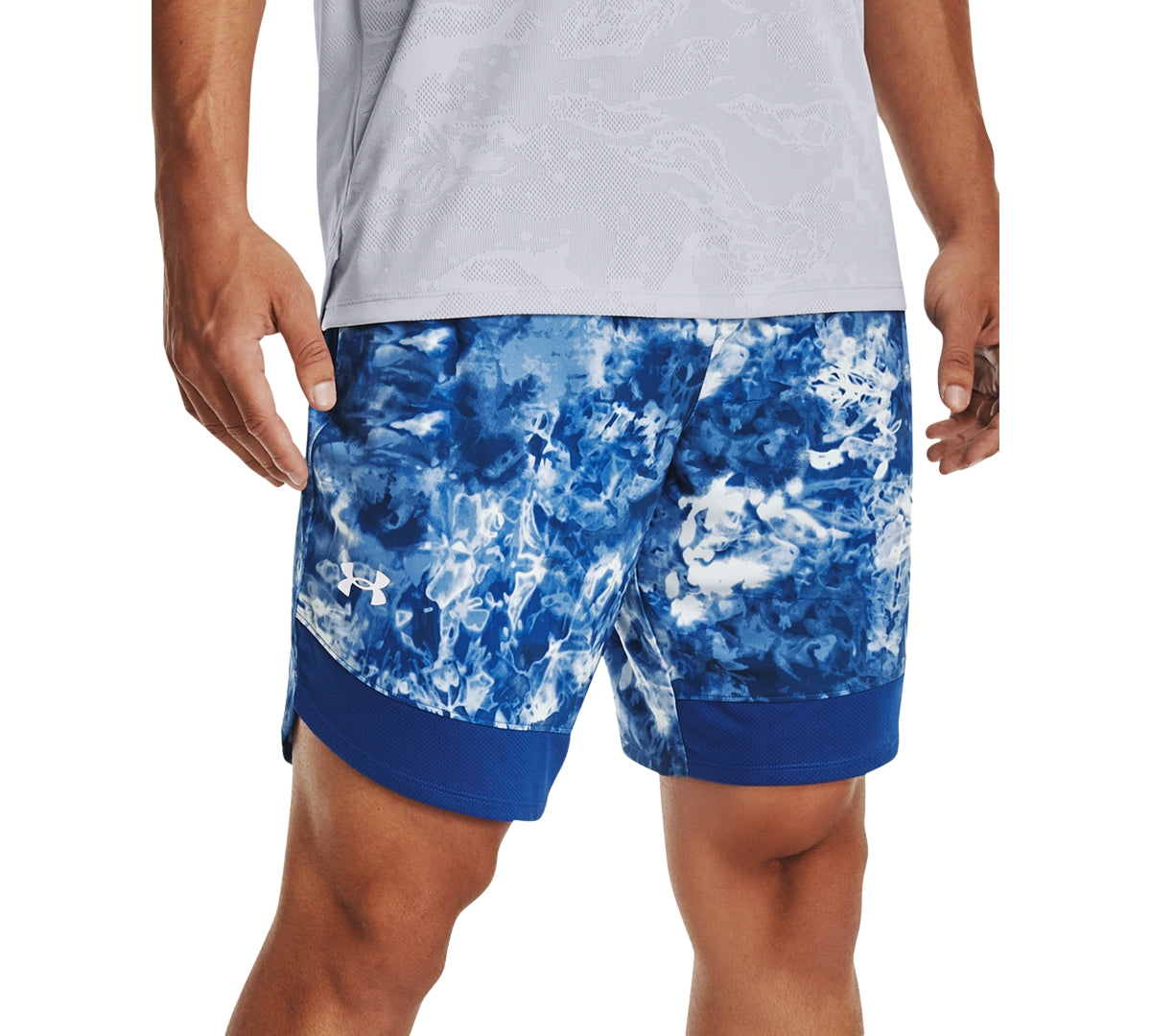 Under Armour Men's Train Stretch Pocket Performance Training Shorts Blue Size Large