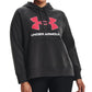 Under Armour Women's Plus Rival Fleece Hoodie Black Size 1X
