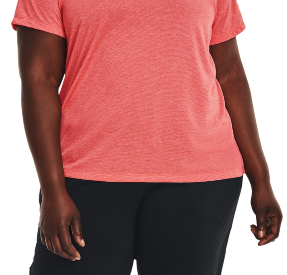 Under Armour Women's Tech T-Shirt Orange Size 2X