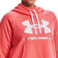 Under Armour Women's Rival Fleece Hoodie Orange Size 2X