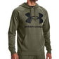 Under Armour Men's Rival Fleece Big Logo Hoodie Green Size Small