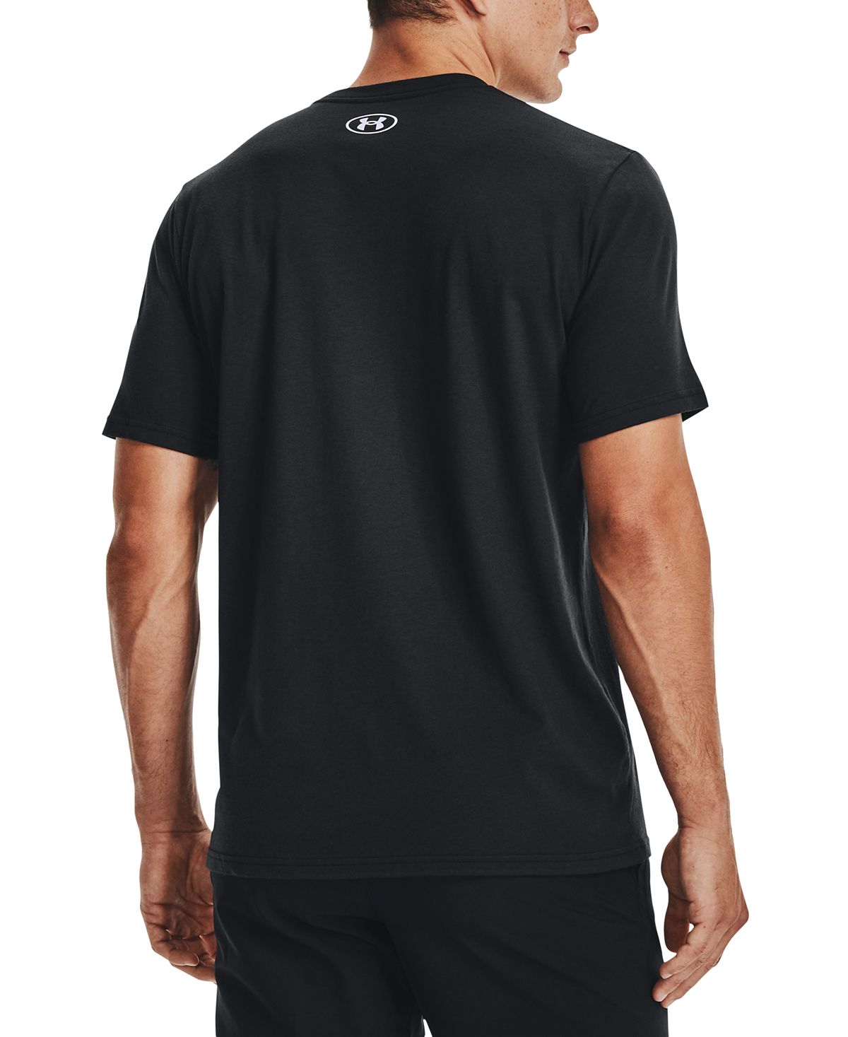 Under Armour Men's Freedom Big Flag Logo Short-Sleeve T-Shirt Black Size Small