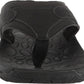 Rockport Men's Hayes Thong Sandals Black Size 11.5 M
