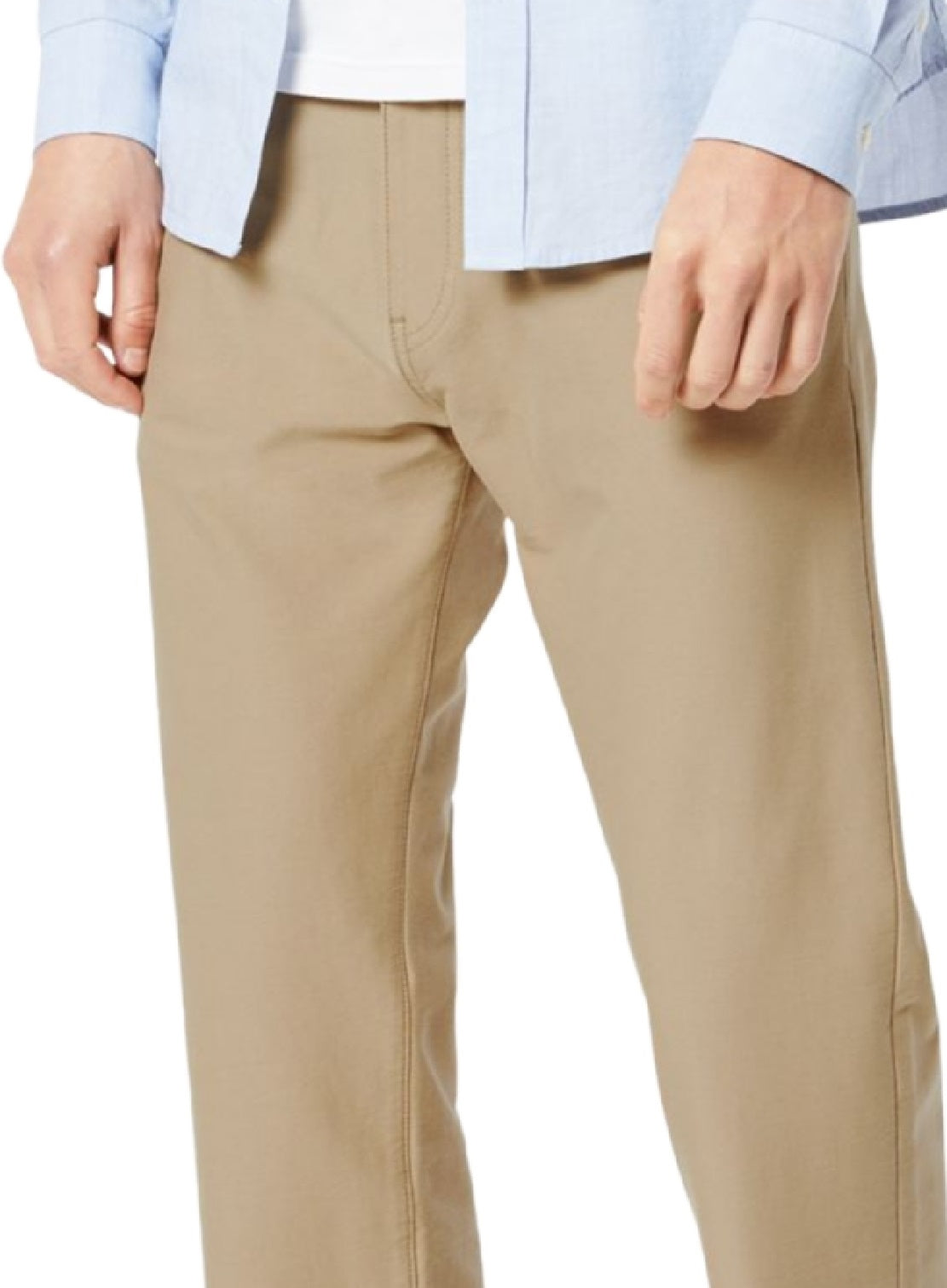 Dockers Men's Straight Fit Comfort Knit Jean Cut Pants Brown Size 36X30