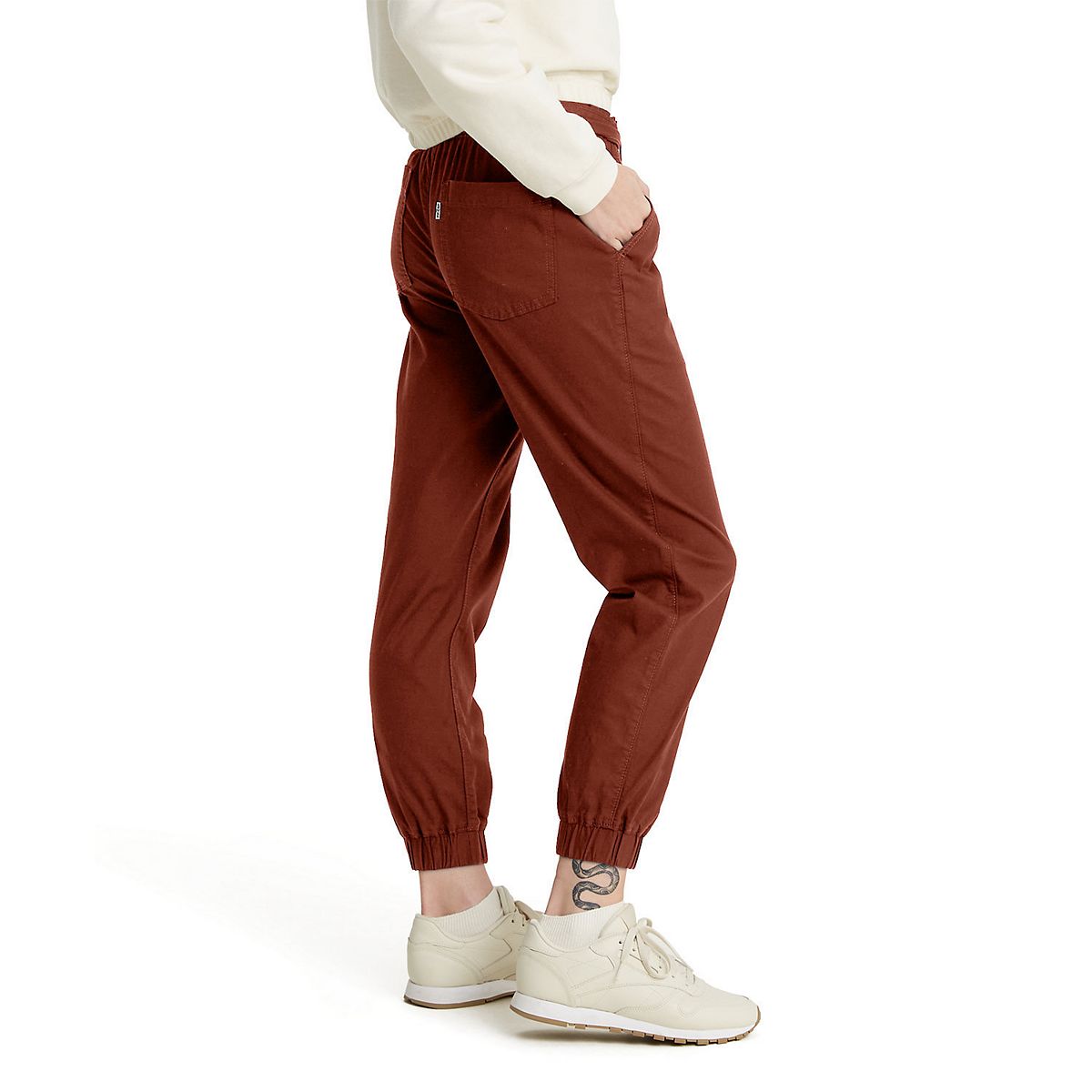 Levi's Women's Jet Set Jogger Pants Red Size X-Large