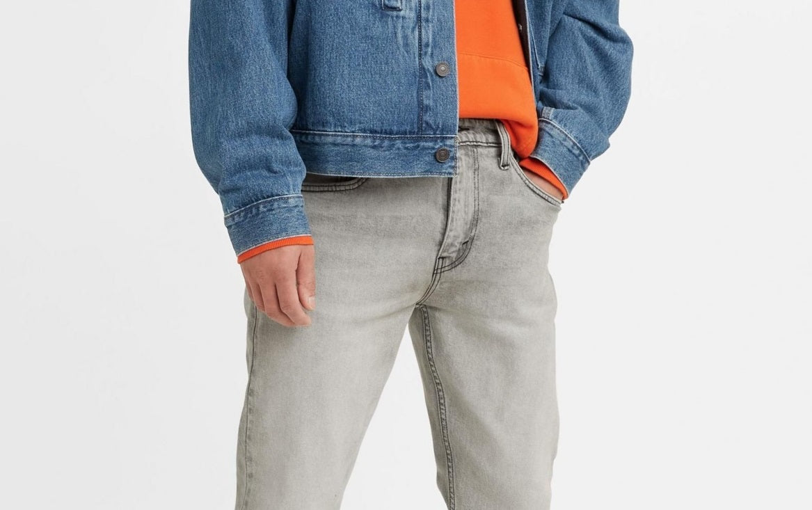Levi's Men's 512 Slim Tapered Eco Performance Jeans Gray Size 30X30