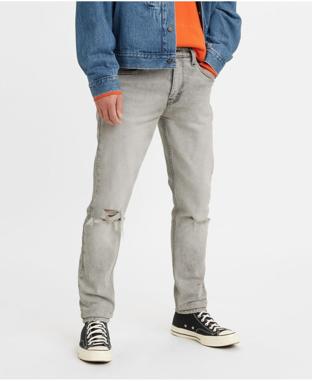 Levi's Men's 512 Slim Tapered Eco Performance Jeans Gray Size 30X30