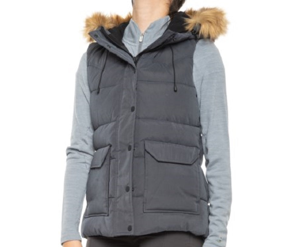 Gerry Women's Go West Casual Outdoor Vest Gray Size Small