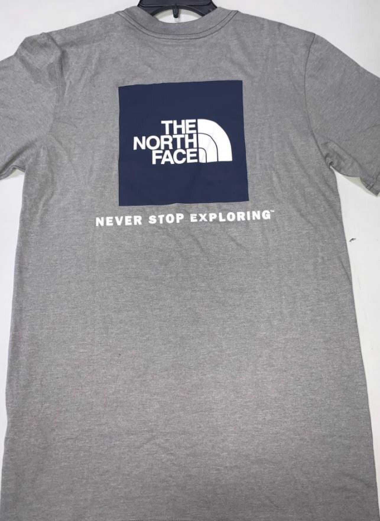The North Face Men's Ss Box Nse Tee Gray Size X-Large