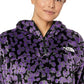 The North Face Women's Printed Osito 1/4 Zip Hoodie Purple Size XX-Large