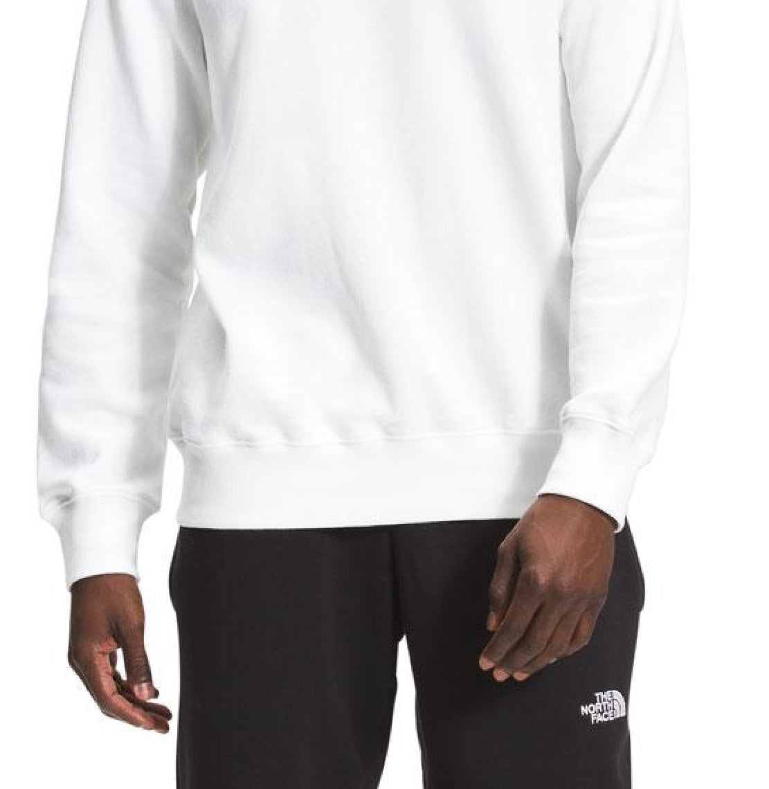 The North Face Men's Box Nse Crew Sweatshirt White Size Large