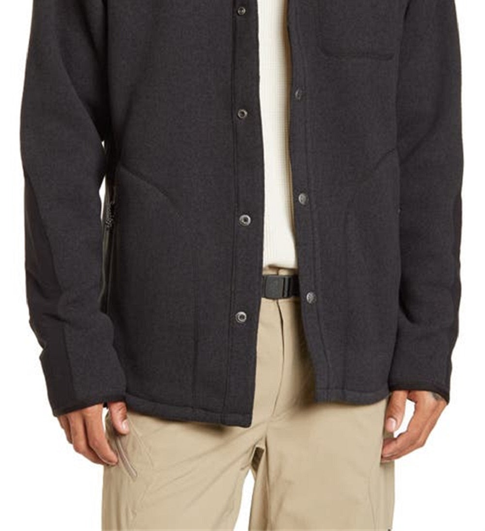 The North Face Men's Gordon Lyons Shacket Pullover Black Size Small