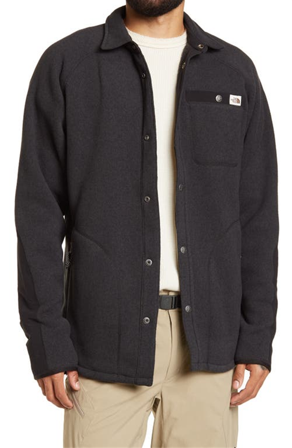 The North Face Men's Gordon Lyons Shacket Pullover Black Size Small