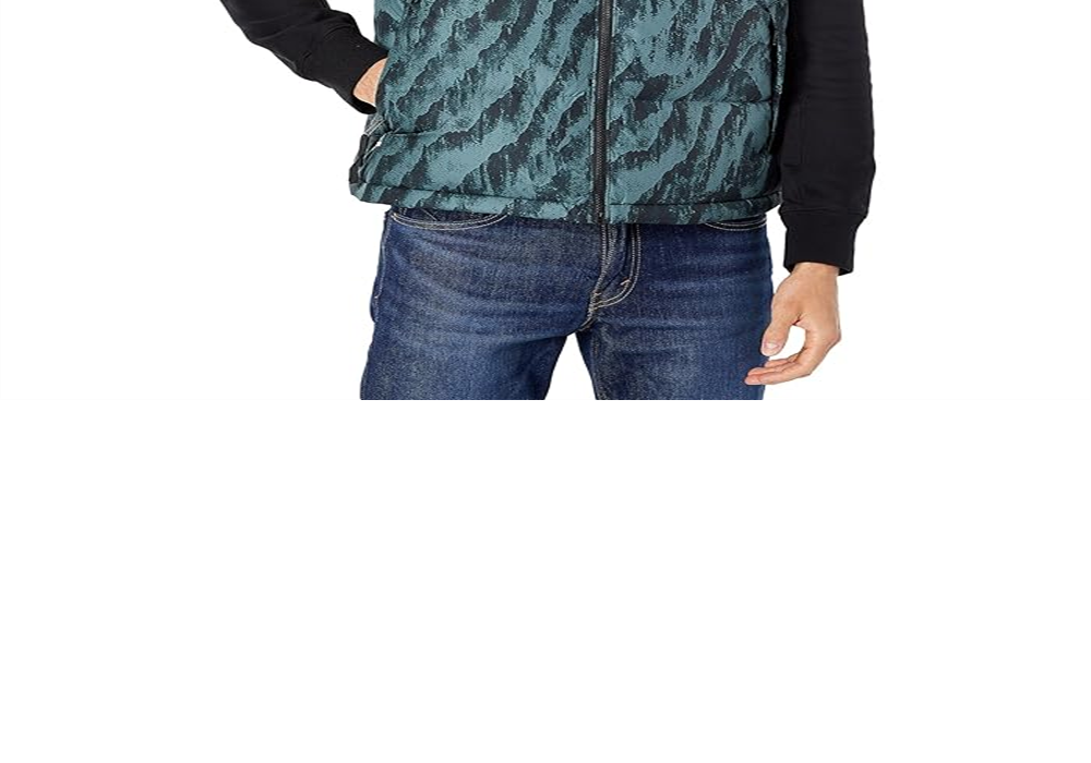The North Face Printed 1996 Retro Nuptse Vest Green Size S