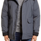 The North Face Men's Waterproof Goose Down Coat With Faux Fur Trim Gray Size Small