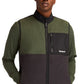 Timberland Men's Colorblocked Fleece Full Zip Vest Green Size XX-Large
