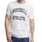 Russell Athletic Men's Archie Logo Graphic T-Shirt White Size X-Large