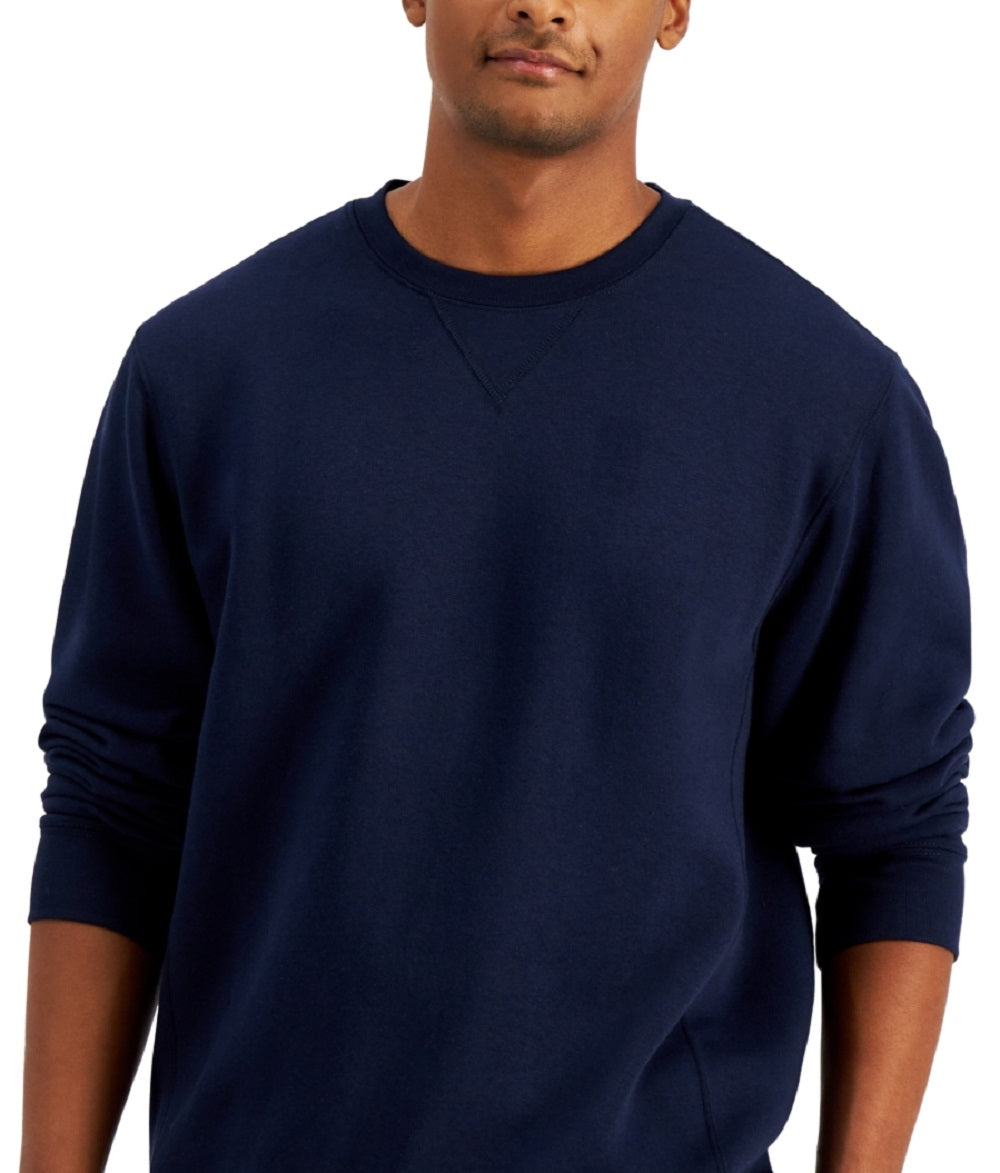Russell Athletic Men's Solid Fleece Sweatshirt Blue Size XX-Large