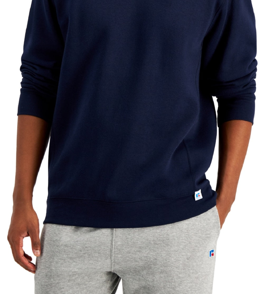 Russell Athletic Men's Solid Fleece Sweatshirt Blue Size XX-Large