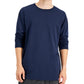 Russell Athletic Men's Essential Long Sleeve T-Shirt Blue Size Large