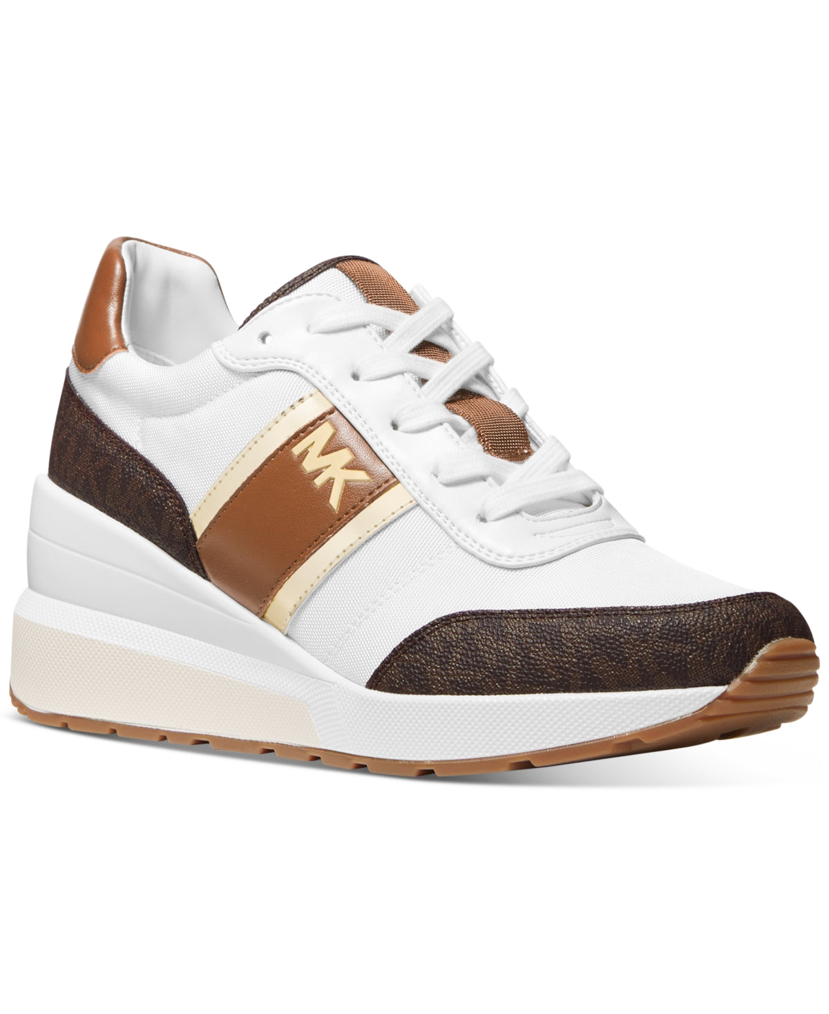 Michael Kors Women's Mabel Trainer Sneaker Brown Size 7