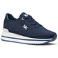 Michael Kors Women's Monique Knit Sneaker Blue Size 7