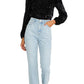 Sanctuary Women's All Nighter Mock Neck Top Black Size X-Large