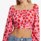 Sanctuary Women's Going Solo Tie Back Crop Top Pink Size Large