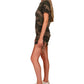Sanctuary Women's The Drawstring T-Shirt Dress Green Size Small