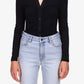 Sanctuary Women's Dreamgirl Button Up Top Black Size Small