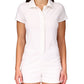 Sanctuary Women's Poolside Terry Cloth Rompe White Size Medium
