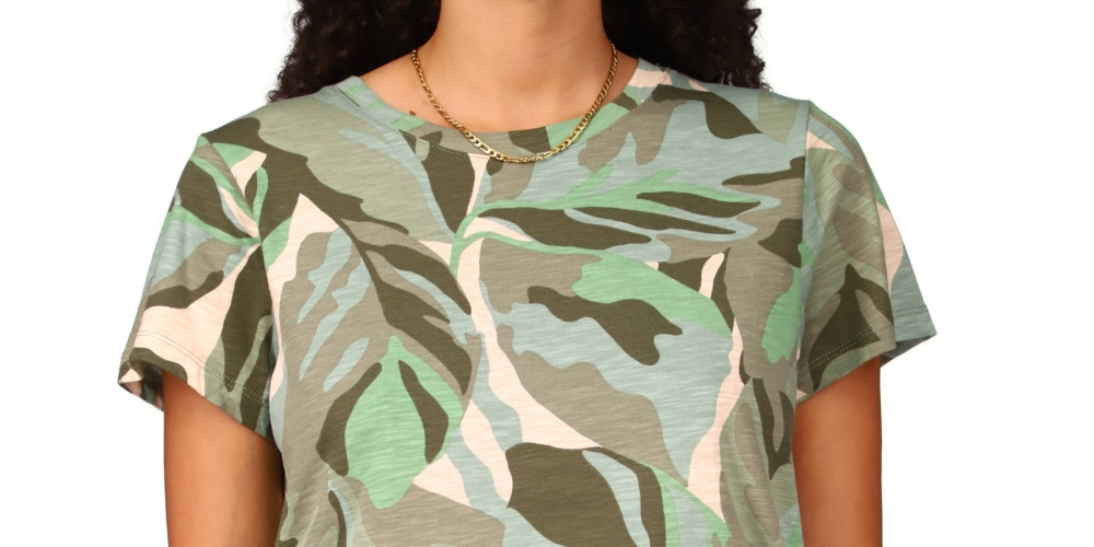 Sanctuary Women's The Perfect Print T-Shirt Green Size X-Small