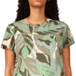 Sanctuary Women's The Perfect Print T-Shirt Green Size Medium