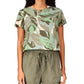 Sanctuary Women's The Perfect Print T-Shirt Green Size Medium