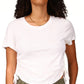 Sanctuary Women's Women's Side Drawstring T-Shirt White Size Large