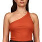 Sanctuary Women's Hot Shot One Shoulder Tank Brown Size Medium