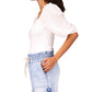 Sanctuary Women's Remix Puff Sleeve Top White