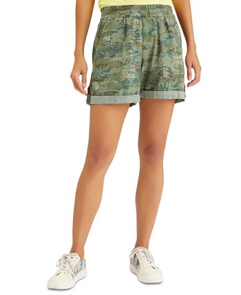 Sanctuary Women's Trailblazer Shorts Green Size 24