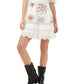 French Connection Women's Cotton Biton Embroidered Mini Dress White Size 6