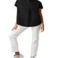 French Connection Women's Cele Rhodes Cotton Blouse Black