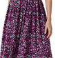 French Connection Women's Floral Cutout Midi Dress Purple Size 4