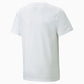 Puma Men's Power Logo Graphic Short Sleeve T-Shirt White Size Medium