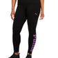 Puma Women's Logo Leggings Black Size 3X
