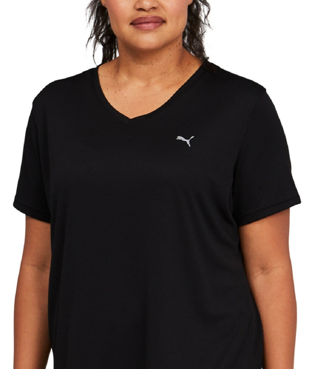 Puma Women's Performance T-Shirt Black Size 1X